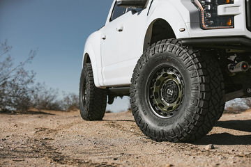 2021 Ford F150 Raptor - Black Rhino ATLAS - Green Wheel Pros